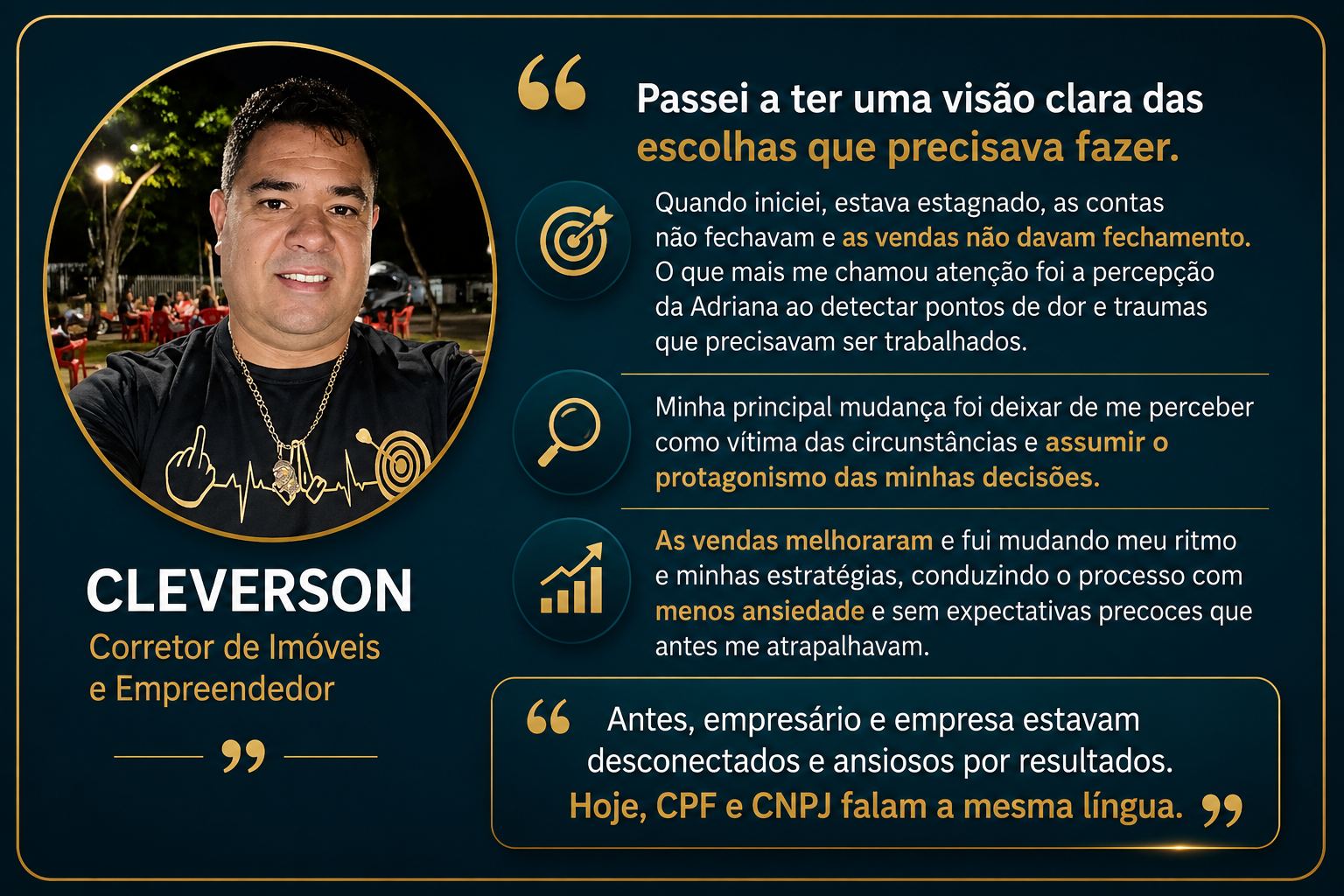 Cleverson depoimento